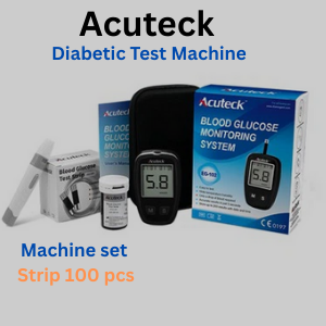 Blood Glucose Monitor System + 100 Strip,  Acuteck